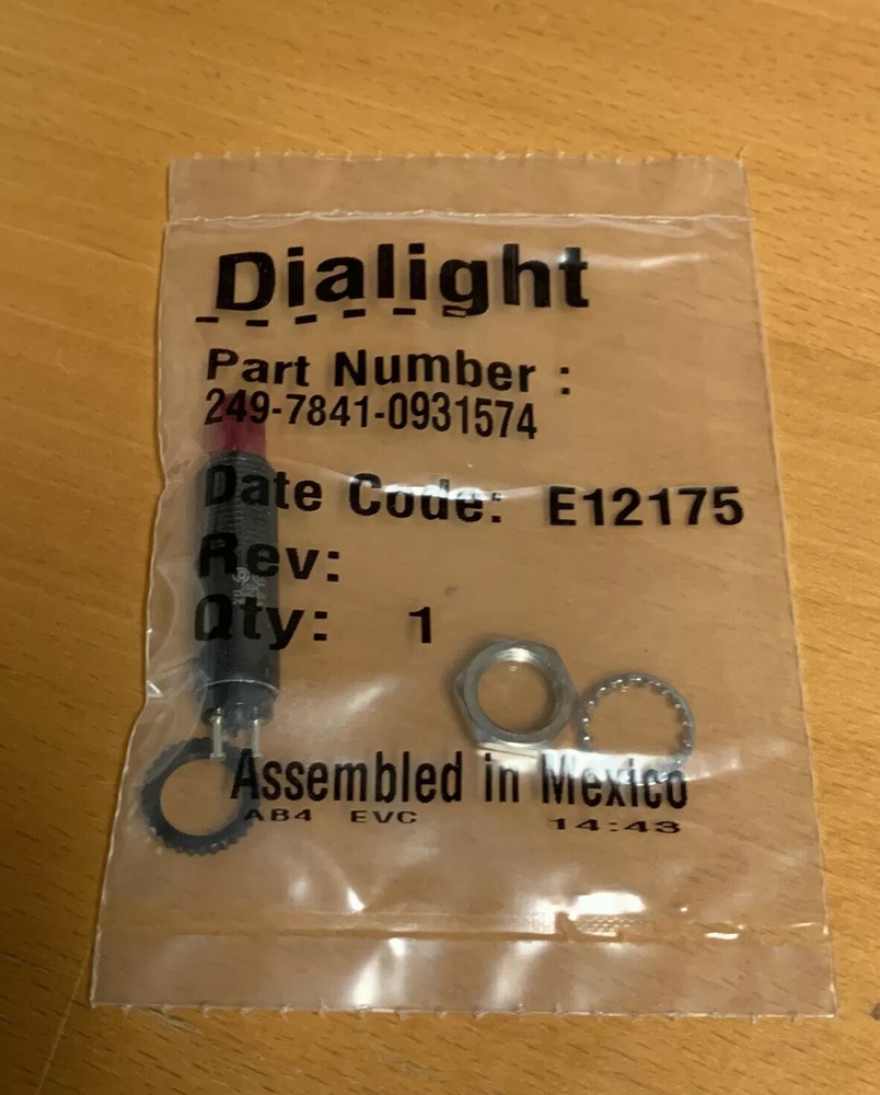 DIALIGHT 249-7841-0931-574 NEON DATALITE