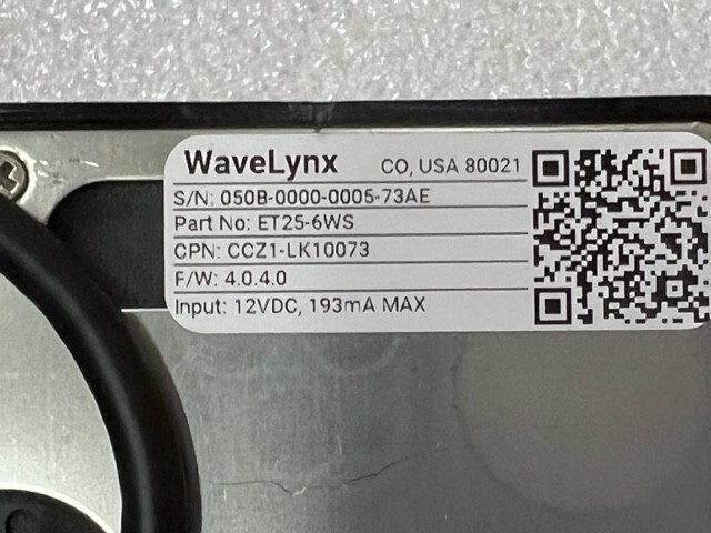 WaveLynx ET25-6WS Wallmount Secure Access Keypad Reader New in Box