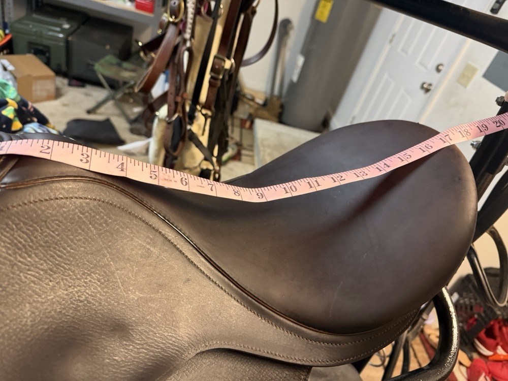 Bates Caprilli 17 Inch All Purpose Saddle Brown EUC