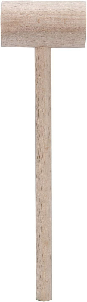 6Pc Wooden Crab & Lobster Mallets | Solid Beechwood Shellfish Hammers