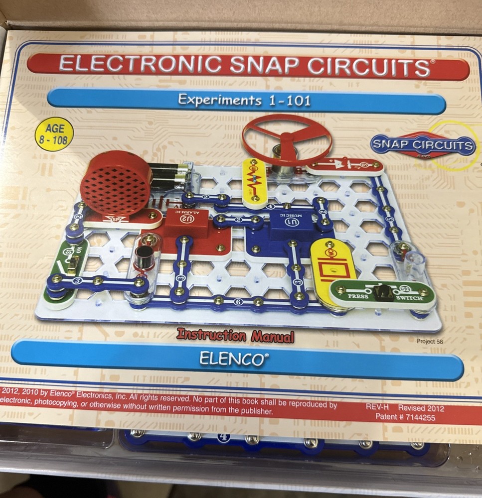 Elenco Snap Circuits Jr SC-100 Experiment Electronics Discovery Educational Kit