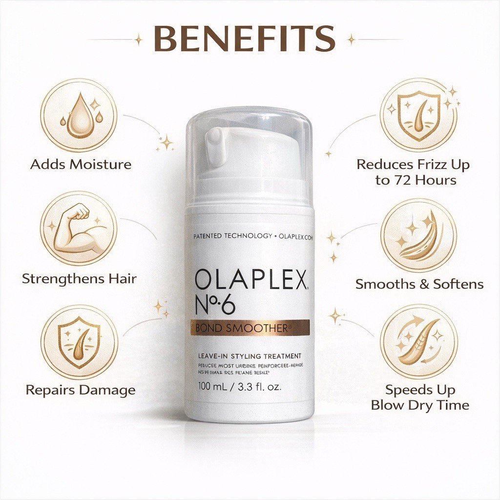 OLAPLEX Bond Smoother No. 6 - 3.3 oz - Sealed,Authentic, New look