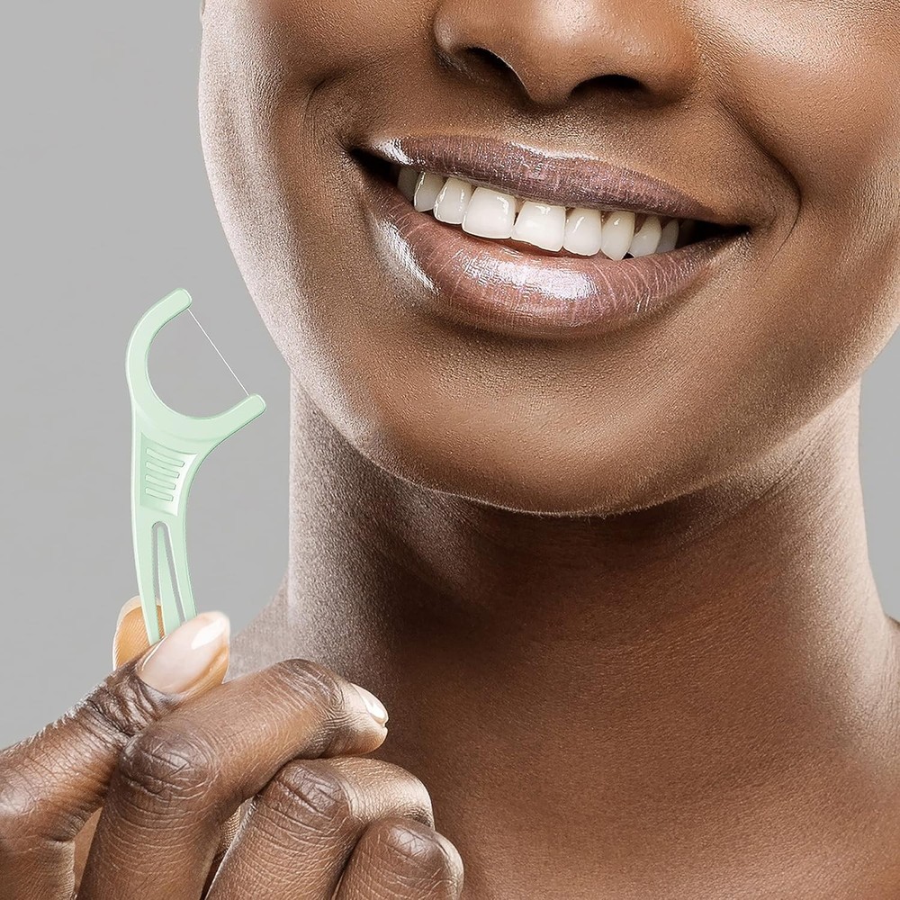 500 Plackers Micro Mint Floss Picks Bulk Individually Wrapped Super TufFloss