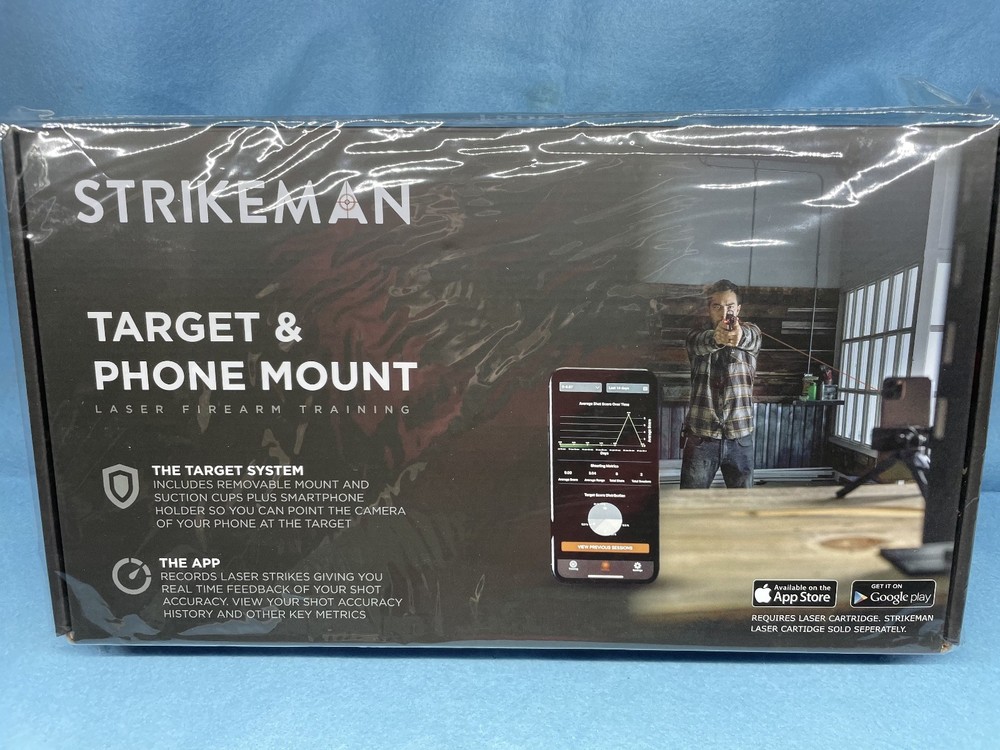 Strikeman Shooting System Target and Phone Mount Apple Google Compatible