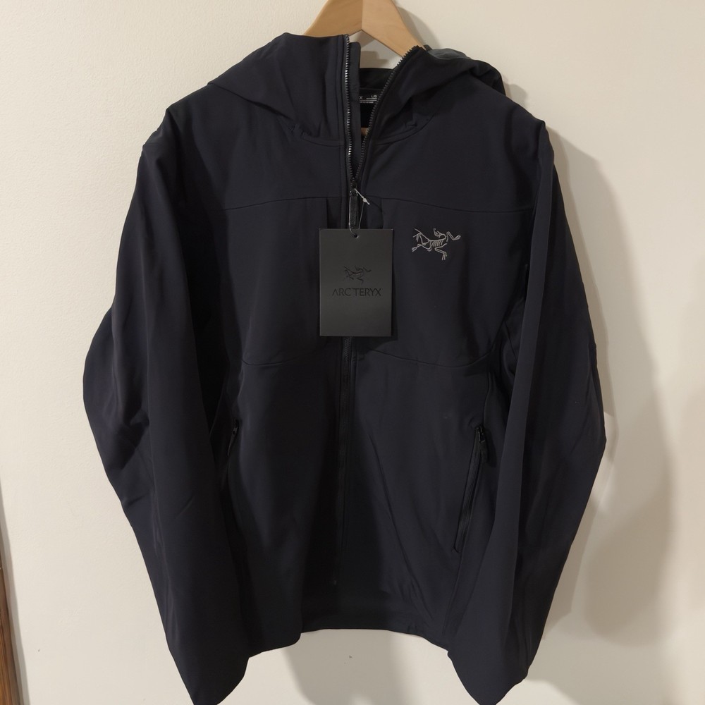 Arcteryx Gamma MX Hooded Softshell Black Jacket - Size Medium