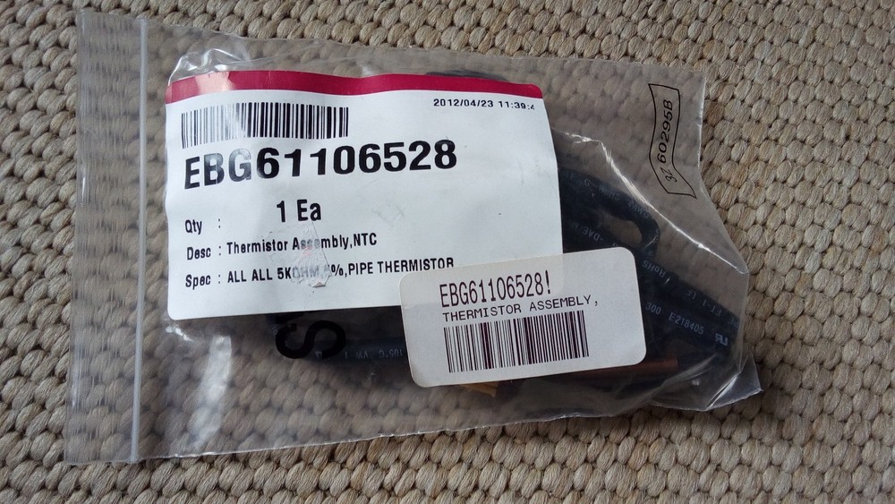 Thermistor Assembly EBG61106528
