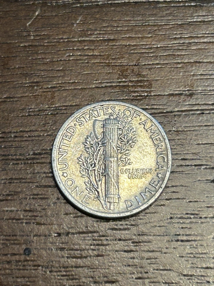 1941 Mercury Dime XF+
