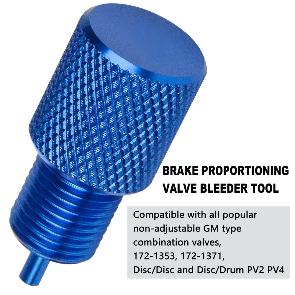 Brake Proportioning Valve Bleeder Tool, Bleeding Tool Blue, Blue
