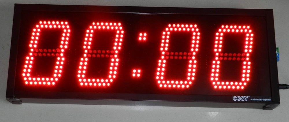 4 Digit - 99 minutes stopwatch timer 4" high LED digits
