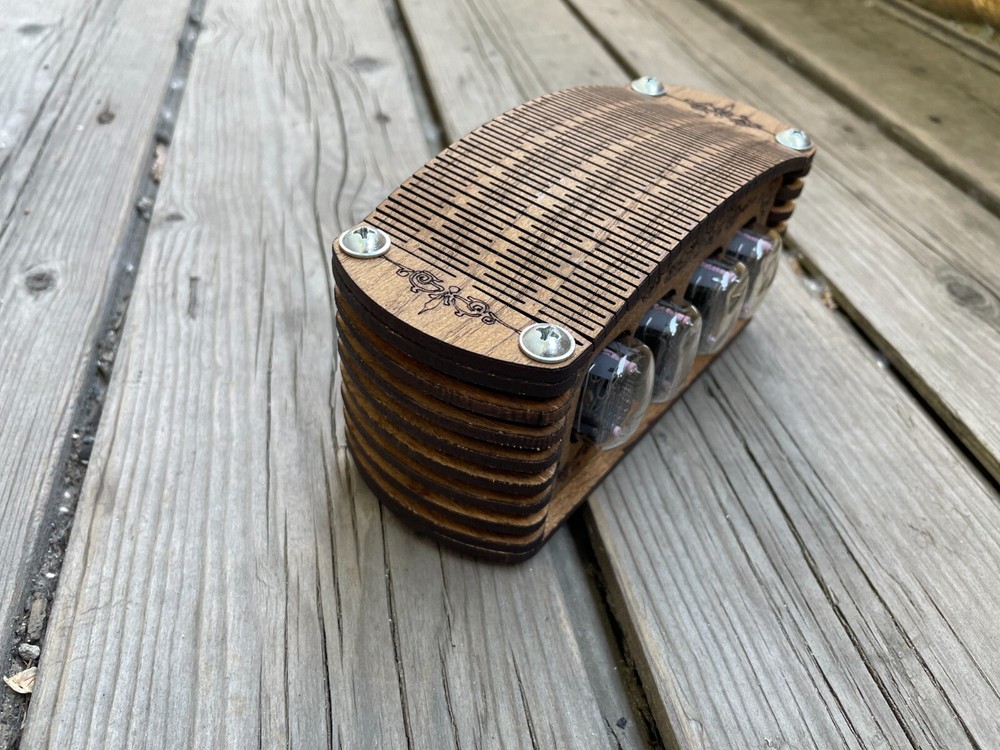 Nixie Tube Clock IN12 Retro Vintage. 12 hf.