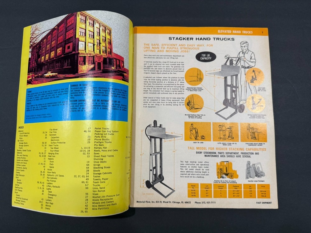 1960's Material Flow Inc Tools & Supply Catalog