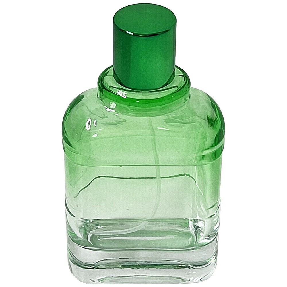 100ml 3.4oz clear gradient colored glass spray empty perfume bottles decant