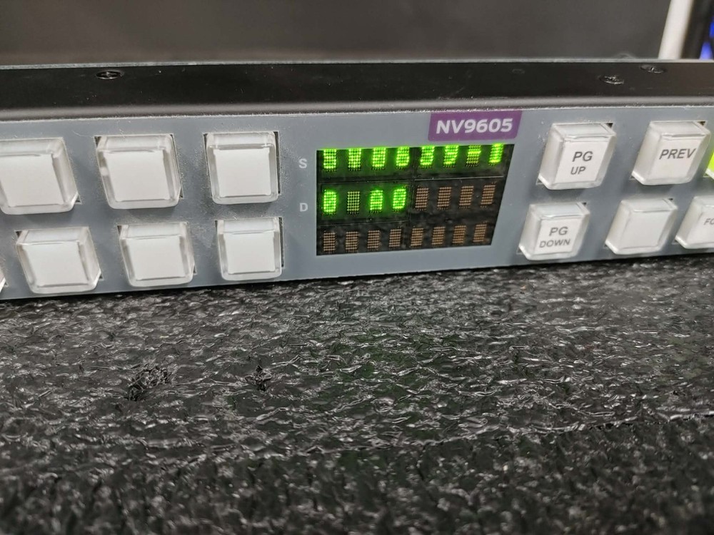 Belden GV Miranda NVision NV9605 1RU Multimode Paging Shallow Control Panel