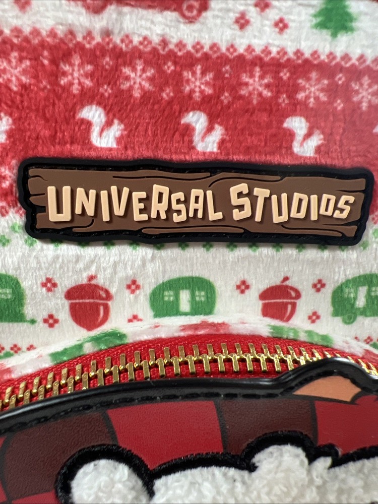 Universal Studios: Earl the Squirrel Christmas Tree Farm Mini Backpack New!