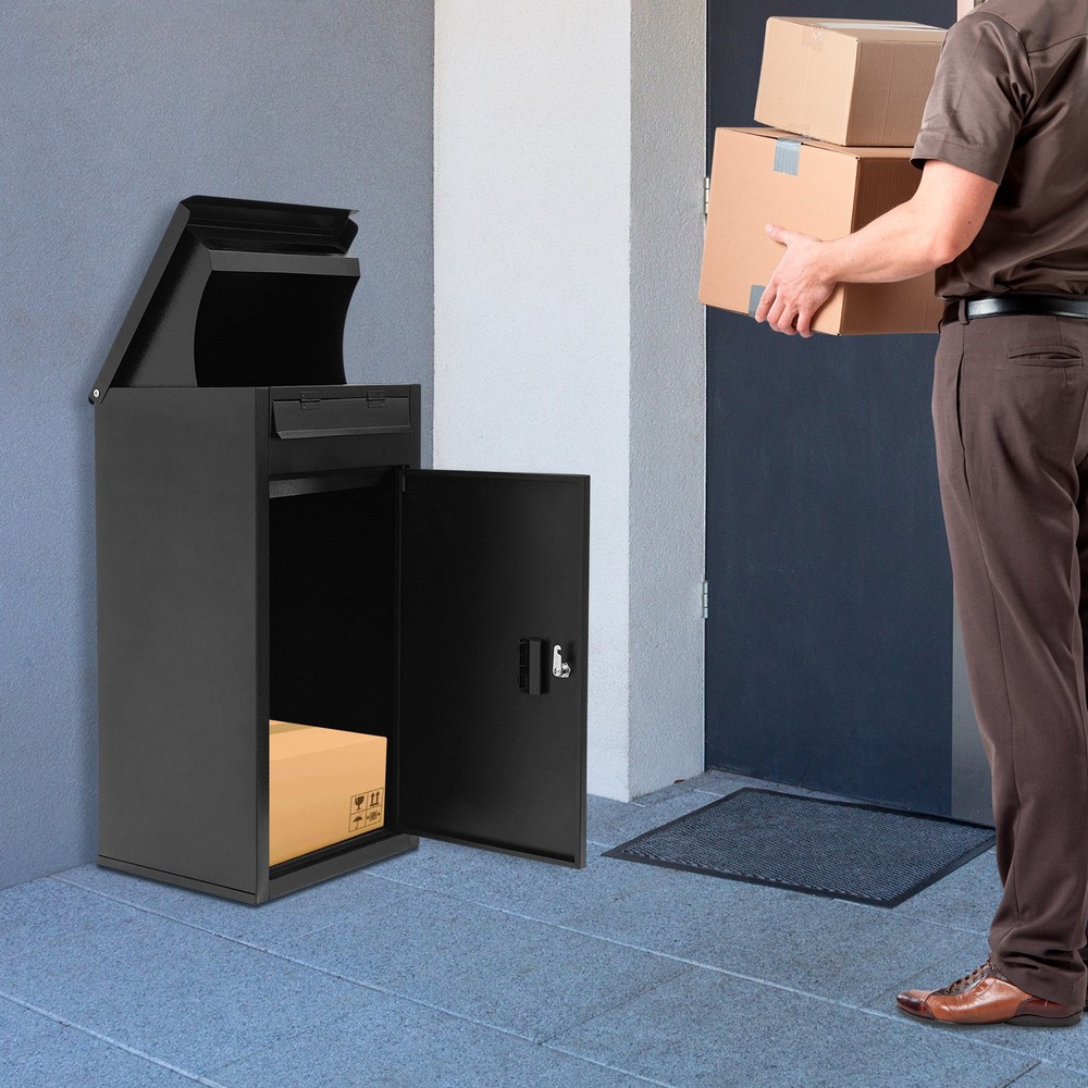 Outdoor Package Delivery Box for Outside Large Lockable Parcel Storage Drop Box