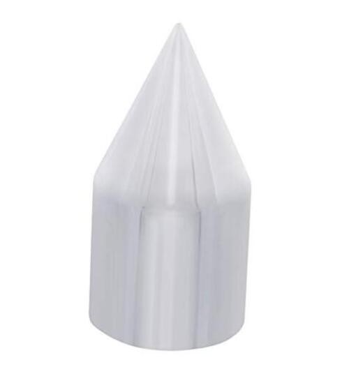 Chrome Plastic Spike Nut Cover - Push-On (10 Pack), Various Sizes Without