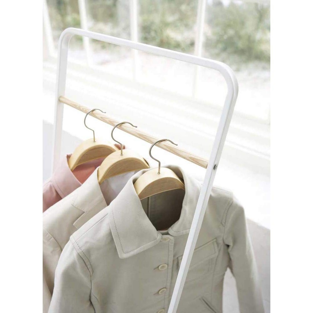 tower coat hanger tower white