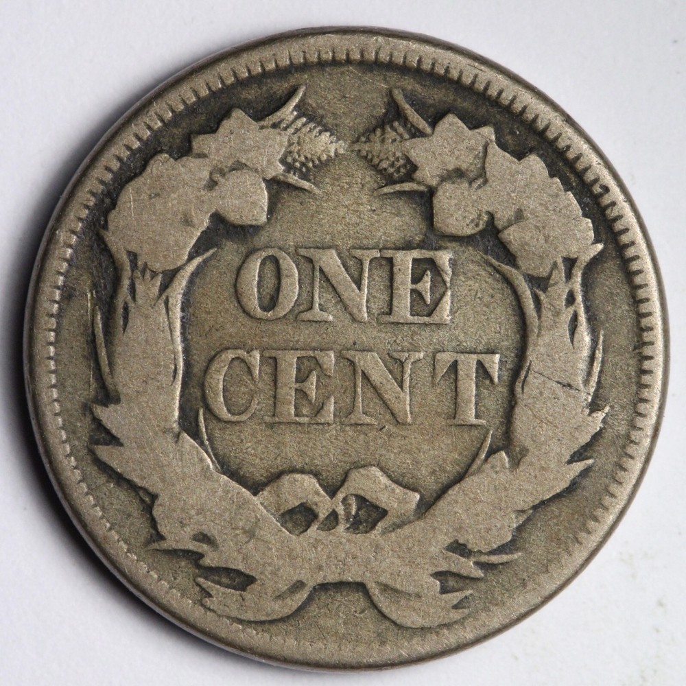 1857 F.E. Flying Eagle Cent Penny CHOICE GOOD E254 T