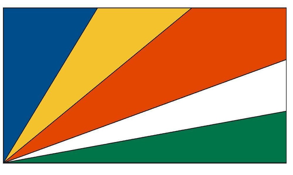 Seychelles International Flag Sticker Decal