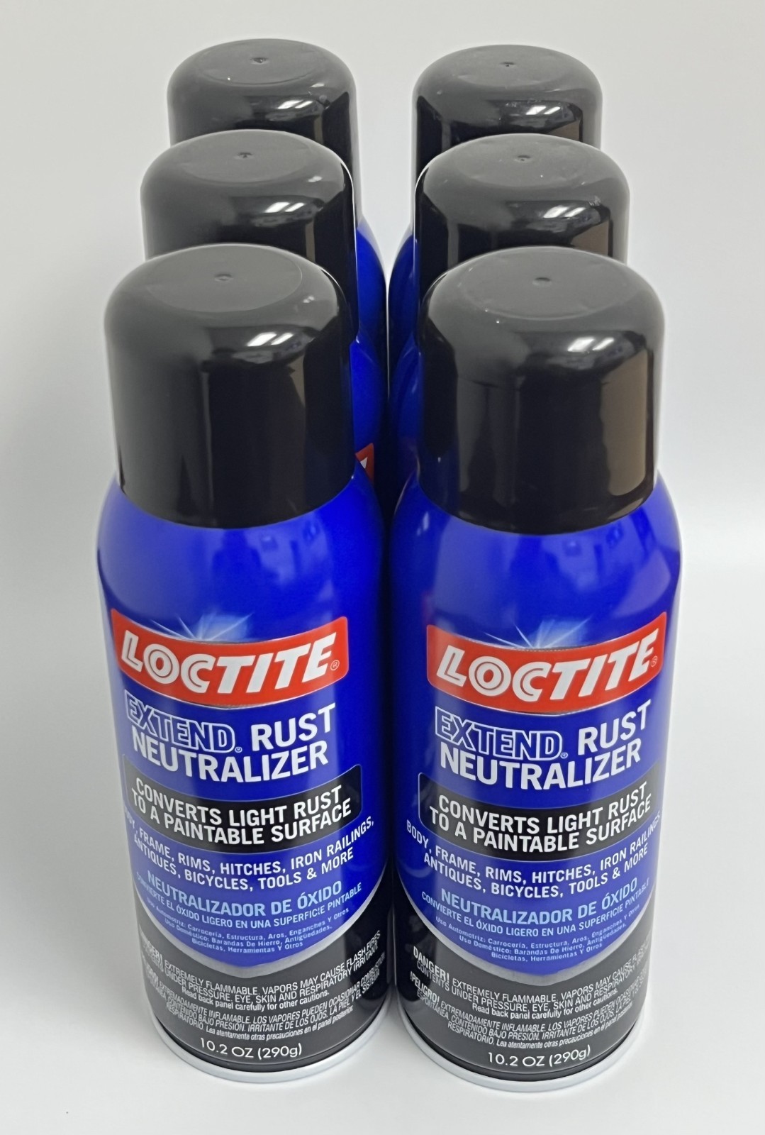 6 PACK - Loctite Extend Rust Neutralizer - 10.2 Oz Aerosol Can - 633877