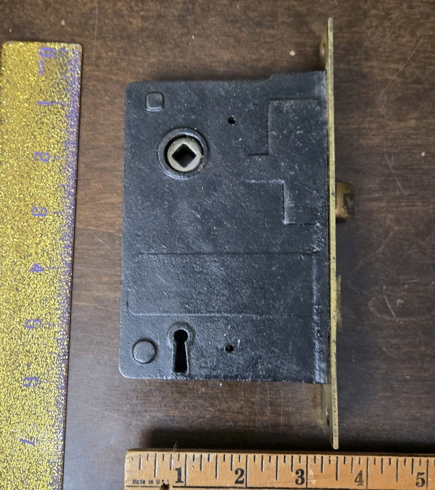 Antique Mortise Lock With Key Working