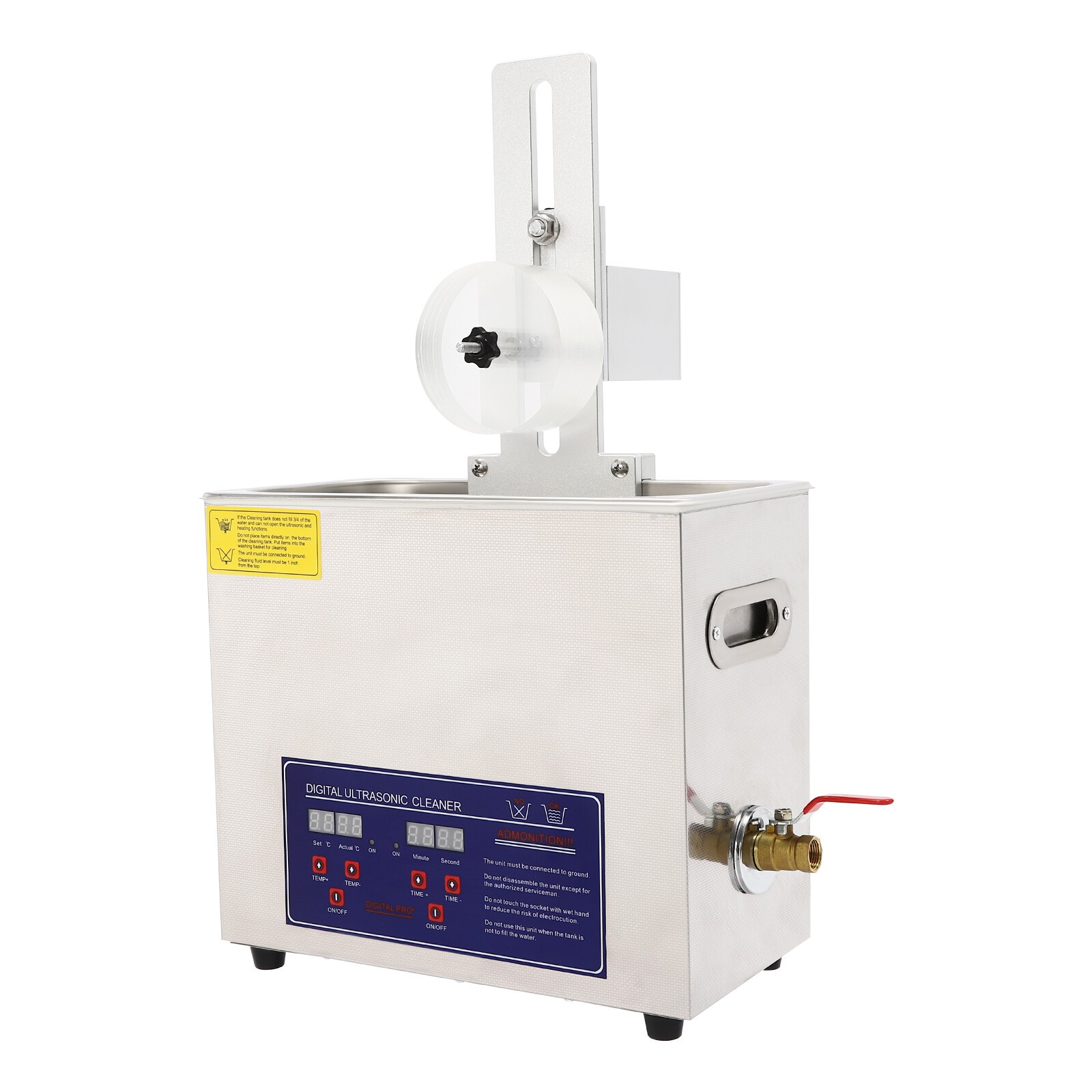 Liftable Album Disc Digital Ultrasonic Cleaner Vinyl Record Washing Machine 6.5L