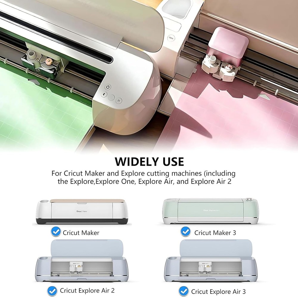 Pink Fine Point Blade for Cricut Maker/Explore - 6 Sharp Blades Included
