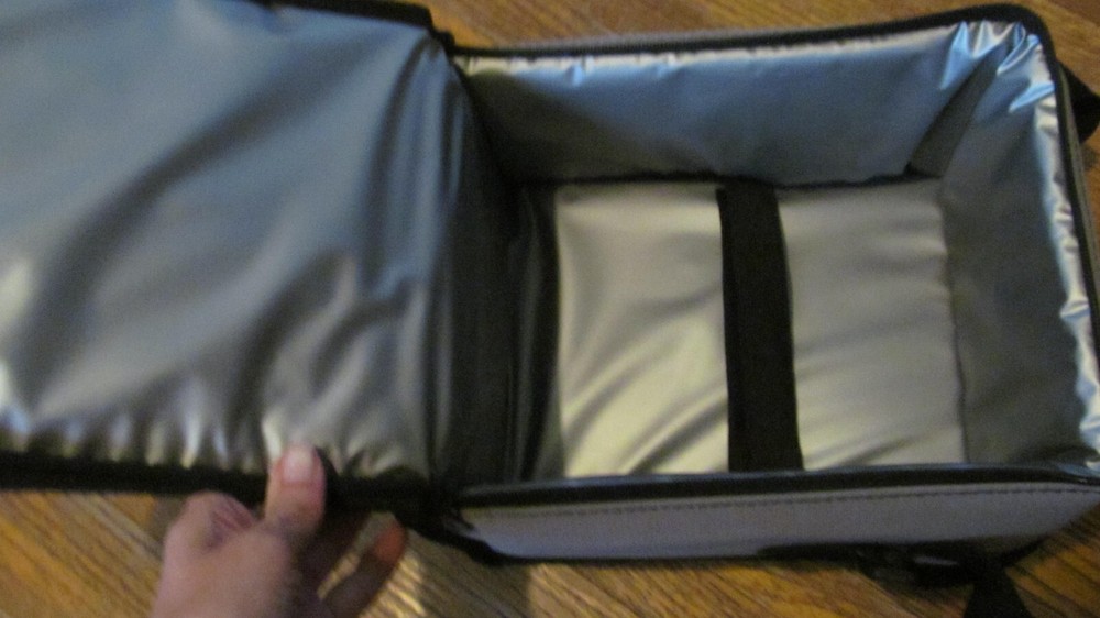 Hard Side Cooler Grey Comfortable Carrying Handles❤