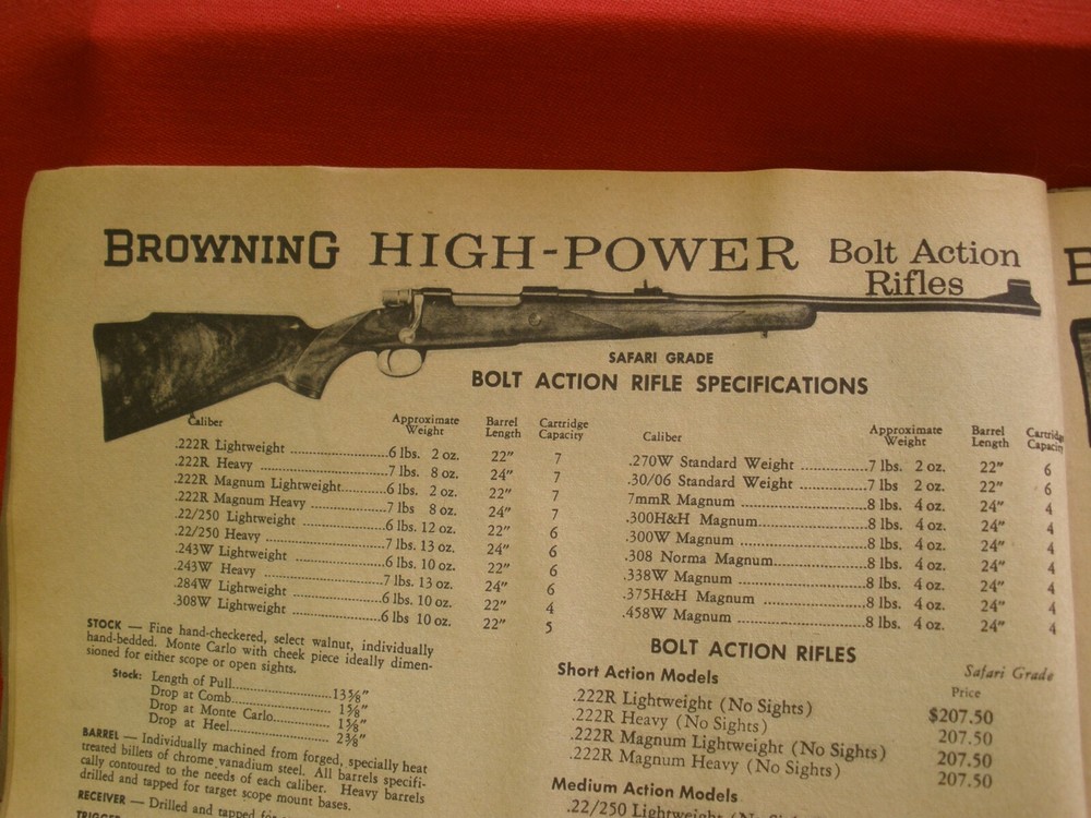 peep sight equipped REDFIELD JR-B scope base for FN made 3rd model BROWNING 308
