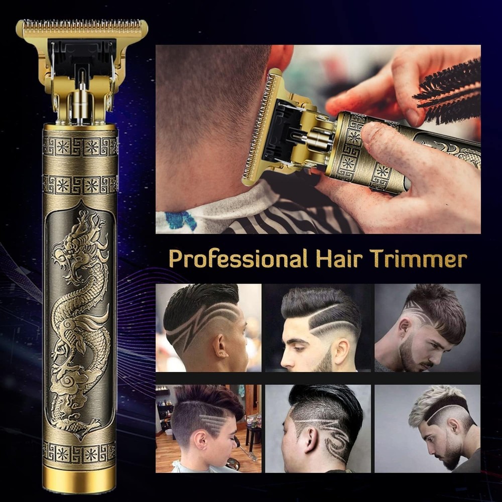 Zero Gapped Rechargeable Beard Trimmer with Guide Combs - Ultimate Grooming Tool