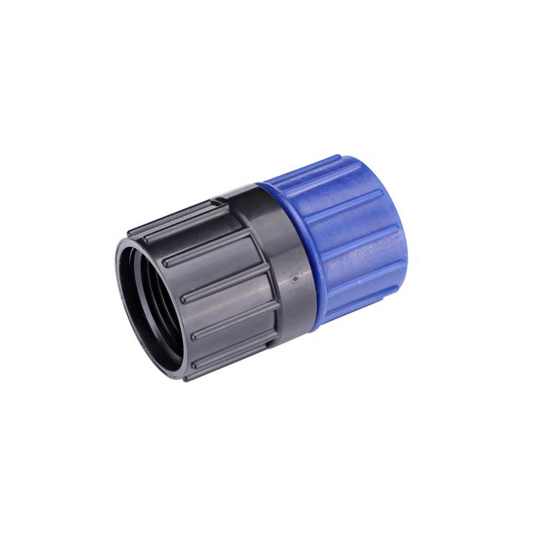 Raindrip R650CT Plastic Black Drip Irrigation Threaded Swivel Adapter 3/4 in.