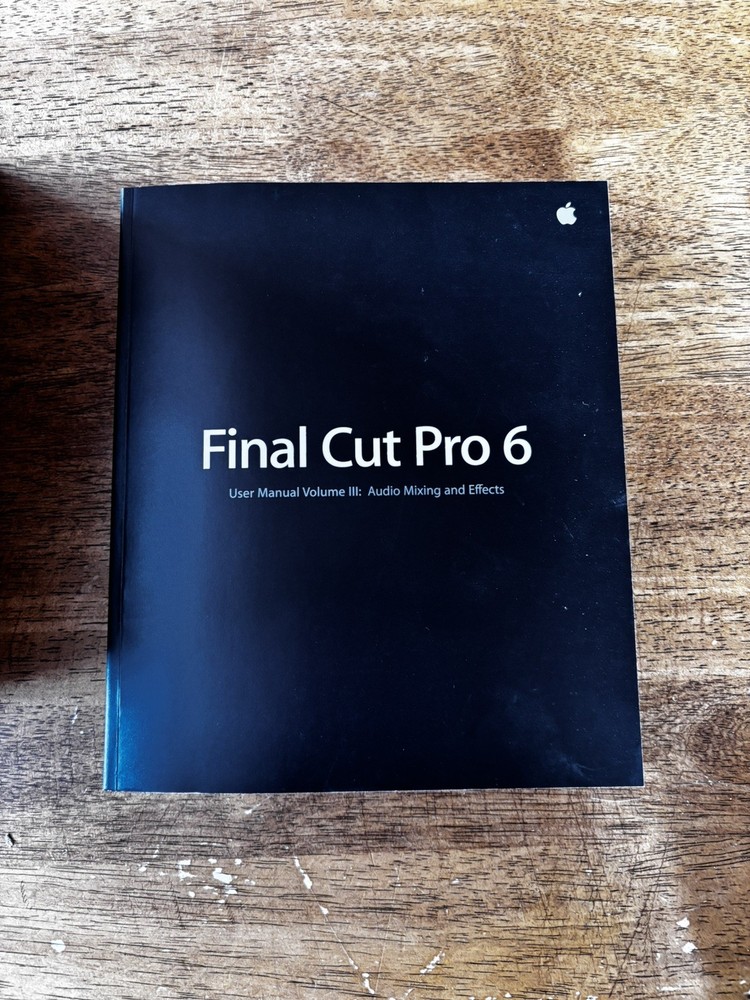 Apple Final Cut Studio 2 Pro 6 DVD Studio Pro 4 Manuals only - no software