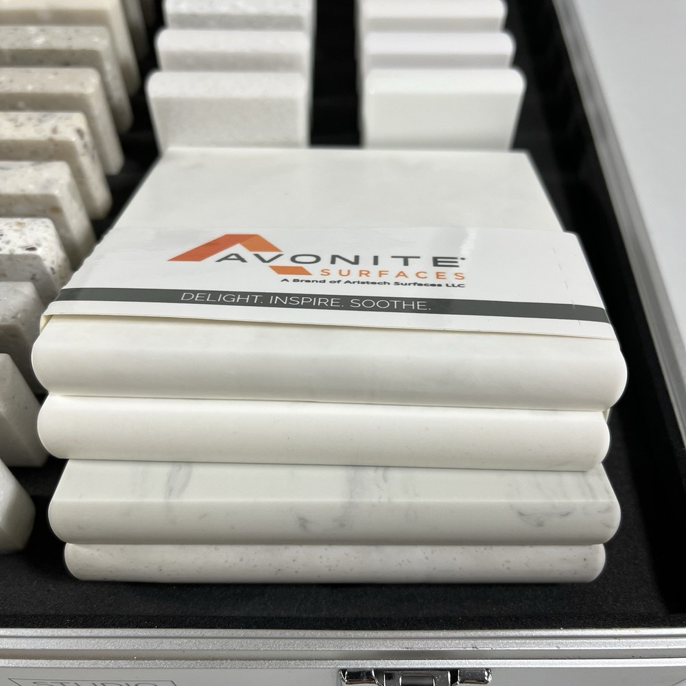Avonite Aristech Studio Collection Quality Acrylic Resin Samples, 96 Pcs & Case