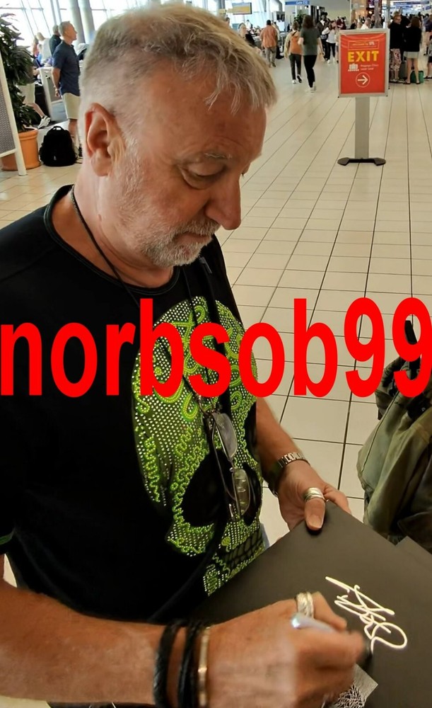 PETER HOOK SIGNED AUTOGRAPH JOY DIVISION UNKNOWN PLEASURES VINYL w/EXACT PROOF