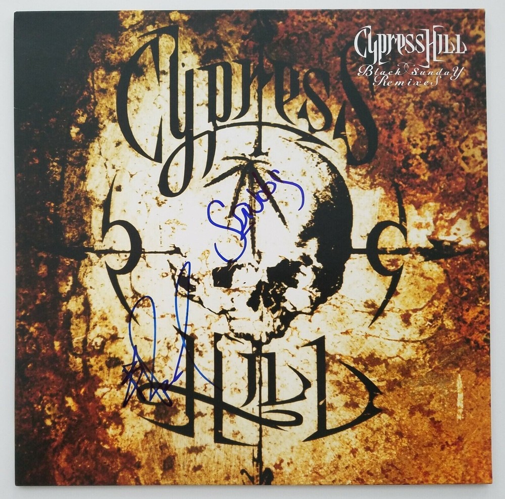 Cypress Hill Signed Black Sunday Remixes RSD Vinyl Record Album Rap Legends RAD