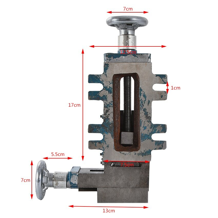 75 type vertical slider dovetail three-axis drilling and milling accessories