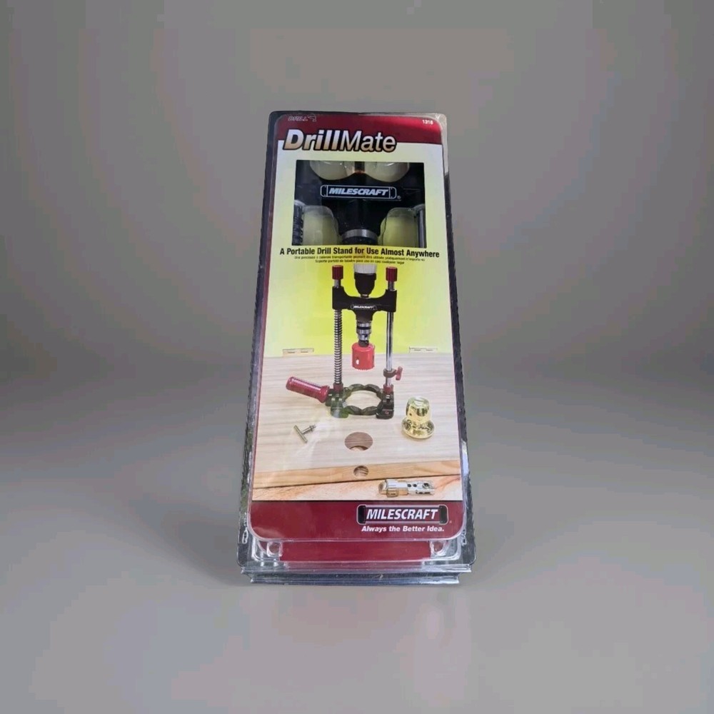 New Milescraft DrillMate Portable Drill Press - Drill Guide Attachment 1318