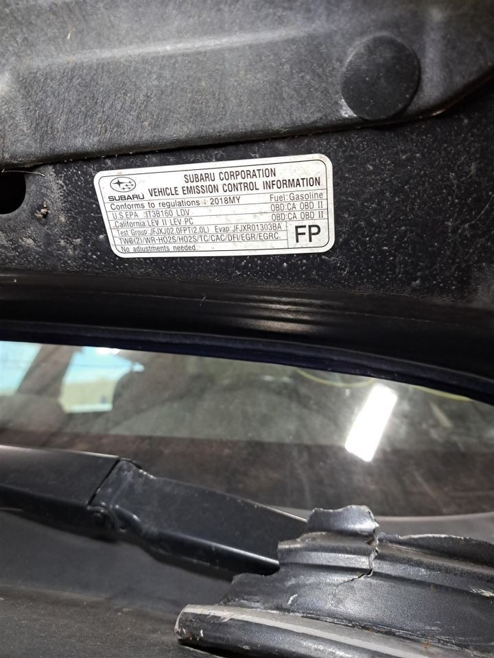 Rear 2018 Wrx Camera/Projector Sku#4423239