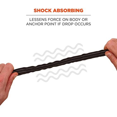 Squids 3100EXT Tool Lanyard with Single Carabiner and Adjustable Loop Black