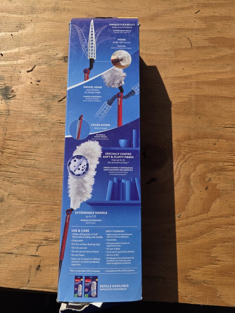 Dusting Kit Heavy Duty Dusting Kit Extendable Handle 3ft 5 Refills