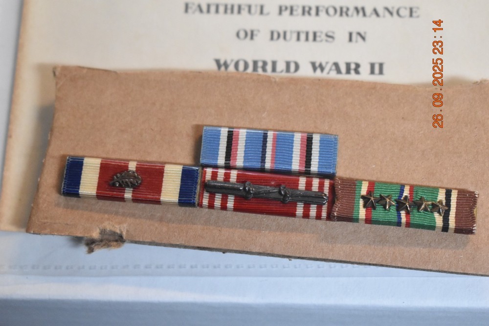 WW2 US Army Counter-Intelligence-Corps Ritchie Boys Documents & Ribbons