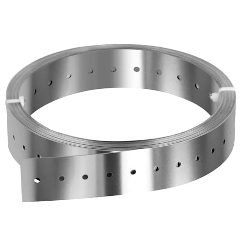 32ft Perforated Strap Tie Brace,1-5/8" Width Metal Coil Strapping,27