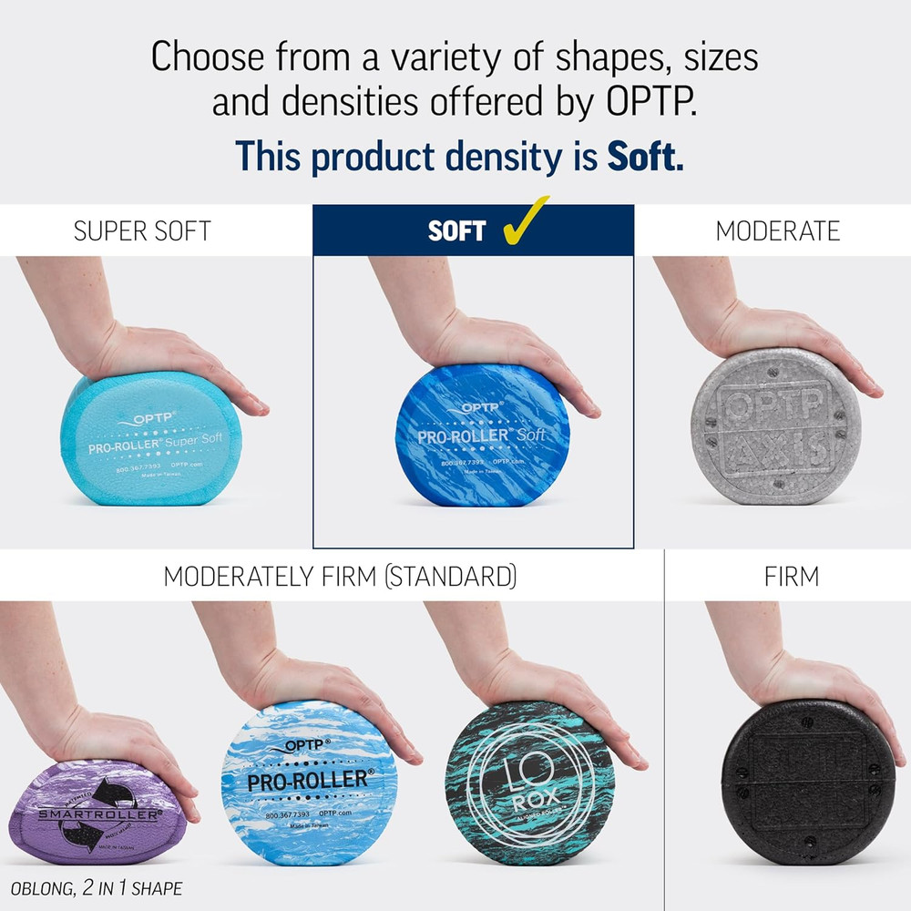 Pro-Roller Soft Density Foam Roller – Low Density Soft Foam Roller for Physical