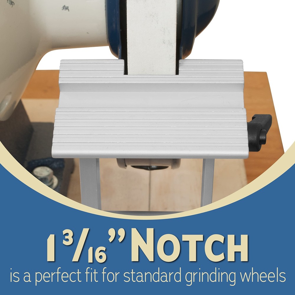 Adjustable Replacement Tool Rest Sharpening Jig for 6 inch or 8 inch Bench Gr...
