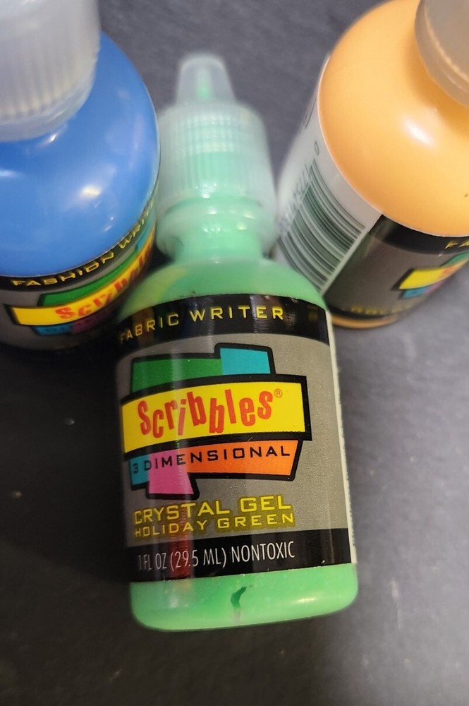 5 Scribbles Fabric Writer, Dimensional Fabric Paints, New