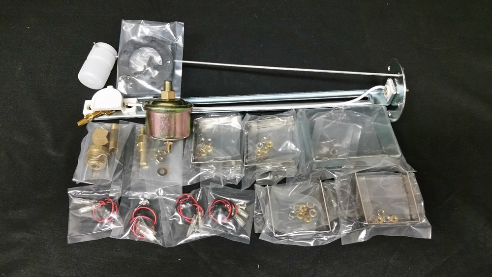 5 GAUGE WING STYLE DASH CLUSTER GOLD