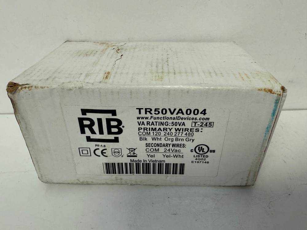 FUNCTIONAL DEVICES RIB TR50VA004 TRANSFORMER NEW OPEN BOX