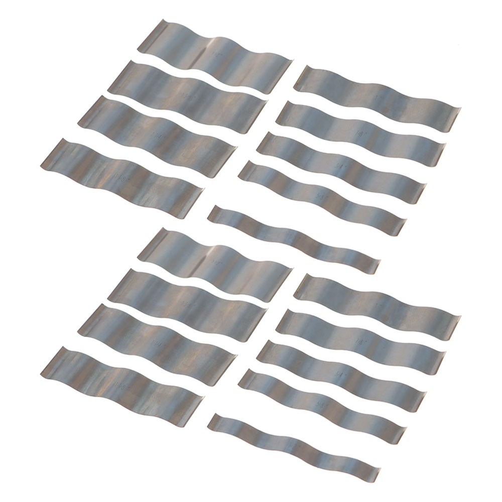 18Pcs Precise 1/8" Wavy Steel Parallel Parallels Set .0002" Hardened