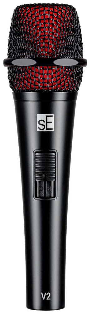 Se Electronics V2 SWITCH Dynamic Handheld Microphone Vocal Mic+Backpack