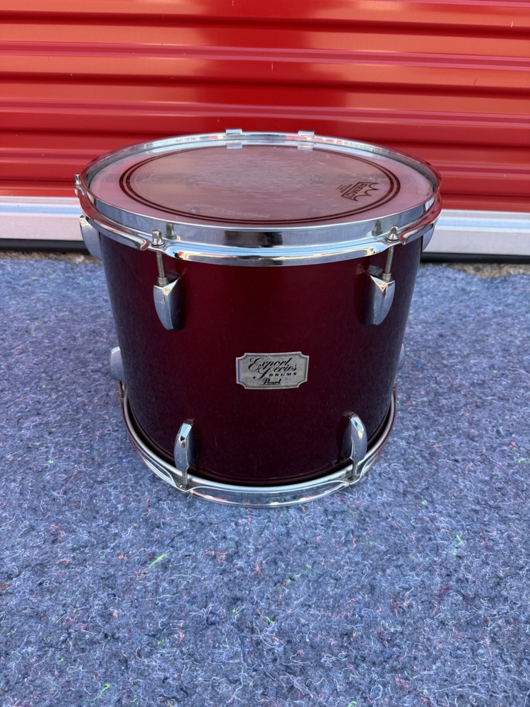 Pearl Export 13x11 Rack Tom Wine Red w/ Mount – Good Condition